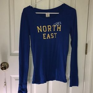 Royal Blue A&F long sleeve